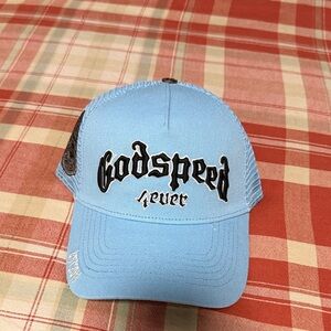 Blue Mesh Trucker Cap - Men Grooming Accessory